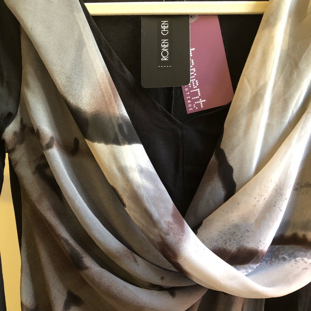 NWT Ronen Chen long sleeve dress - Size 1 (Small) - Picture 5 of 10